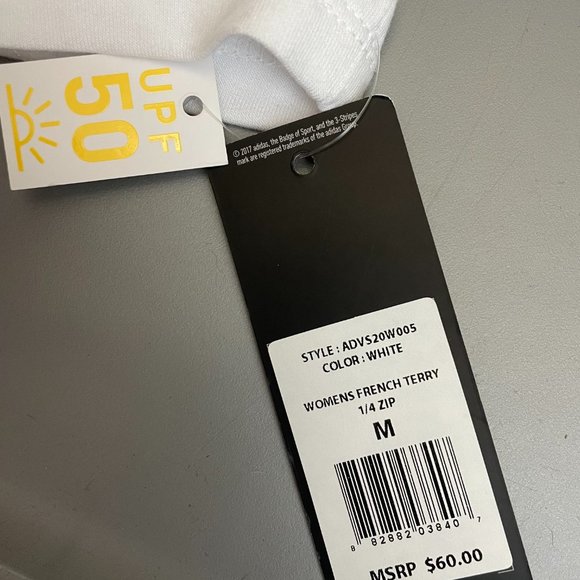 Women's Adidas Long Sleeve Golf 1/4 Zip - Picture 2 of 2